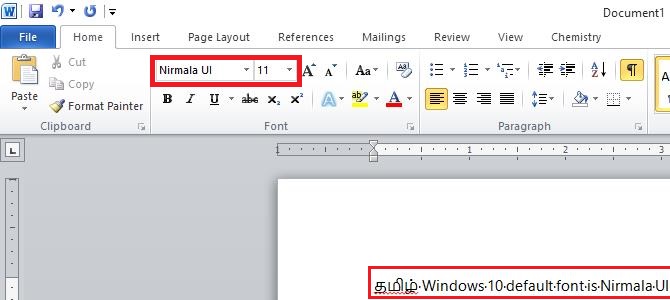 tamil font ms word 2007 free download